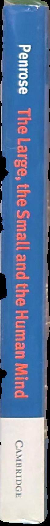 The large, the small and the human mind / Roger Penrose with Abner Shimony, Nancy Cartwright and Stephen Hawking ; edited by Malcolm Longair live spine