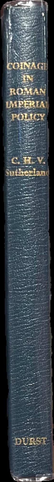 Coinage in Roman Imperial policy 31 BC-AD 68 live spine