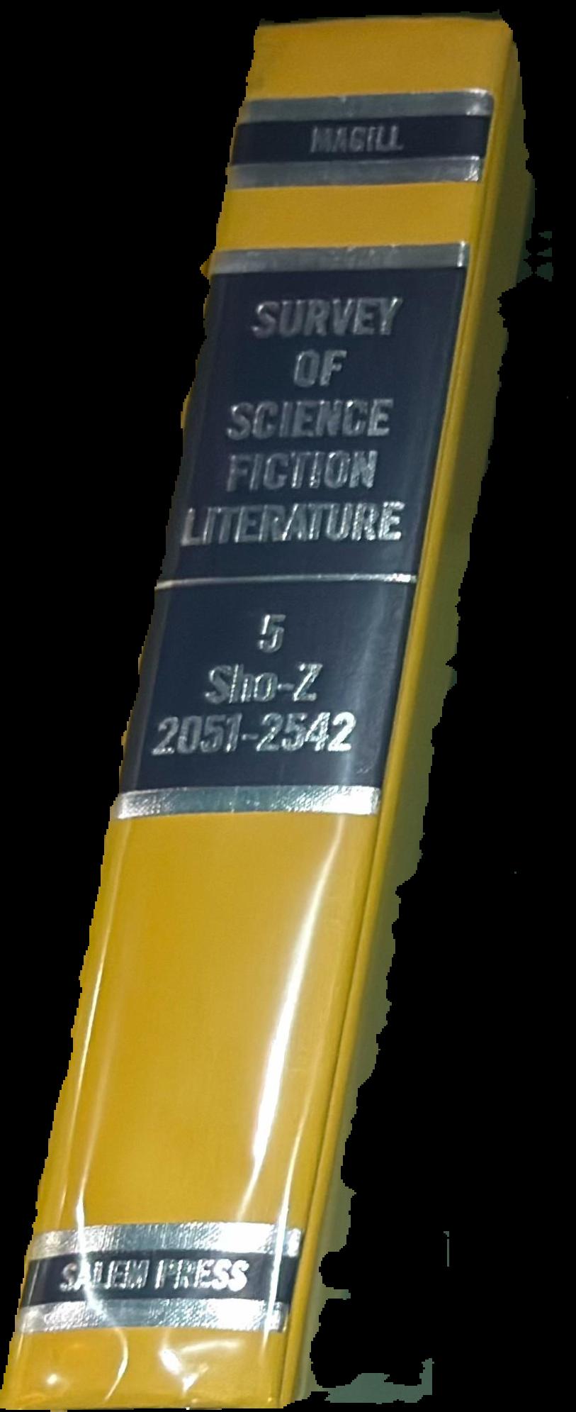 Survey of science fiction literature : volume five : sho-z : index live spine