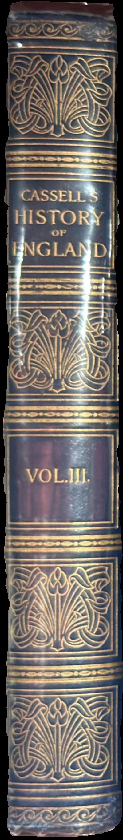 Cassell's history of England : vol. IX, from the opening of Parliament, 1895, to the coronation of Edward VII live spine