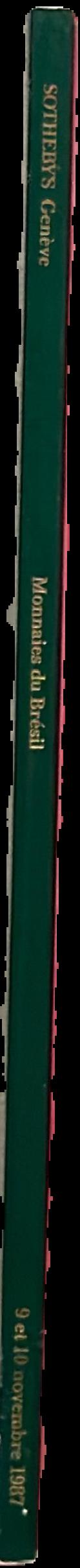 Monnais du Bresil = Coins of Brazil : Lundi 9 novembre 1987 et Mardi 10 novembre 1987 live spine