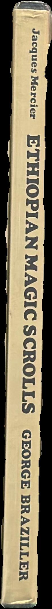 Ethiopian magic scrolls live spine