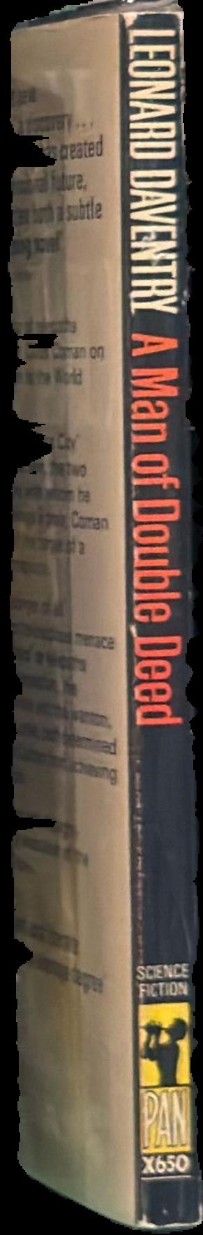 A man of double deed live spine