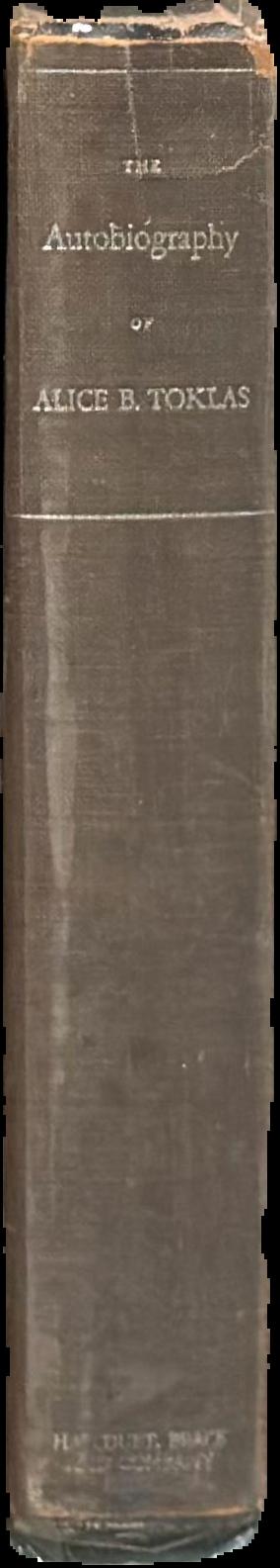 The autobiography of Alice B. Toklas : illustrated live spine