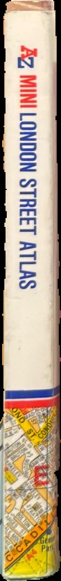A-Z mini London street atlas and index live spine