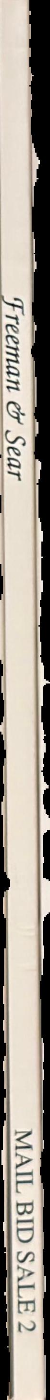 Mail bid sale 2 : closing date Wednesday, January 31, 1996 live spine