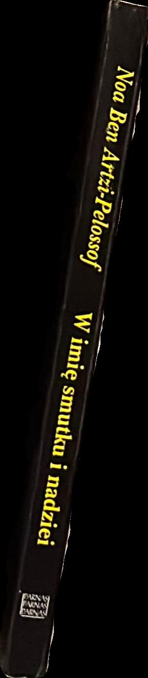 W imię smutku i nadziei live spine