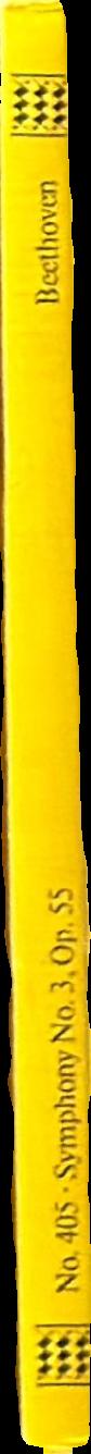 Beethoven : Symphony No. 3, Op. 55 live spine