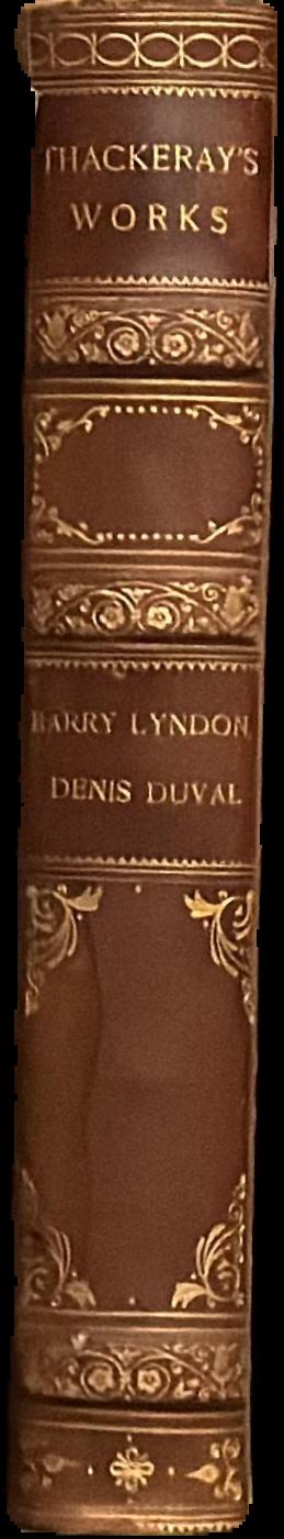 The memoirs of Barry Lyndon, Esq. and Denis Duval live spine