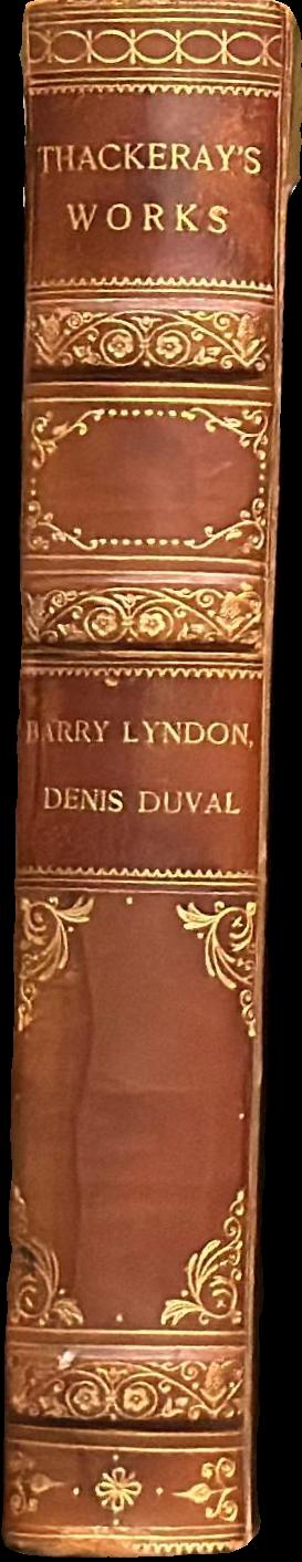 The memoirs of Barry Lyndon, Esq. and Denis Duval live spine