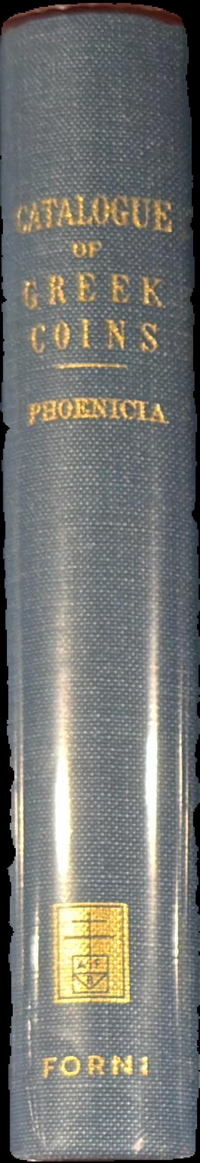Catalogue of the Greek coins of Phoenicia live spine