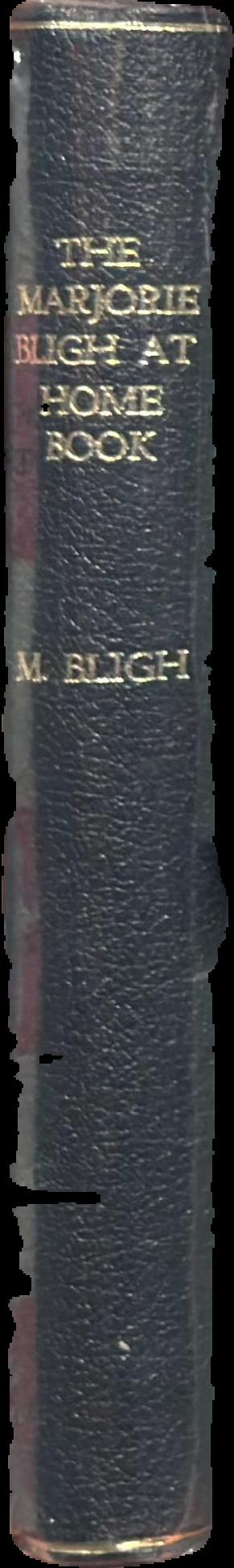 The "Majorie Bligh at Home" book live spine