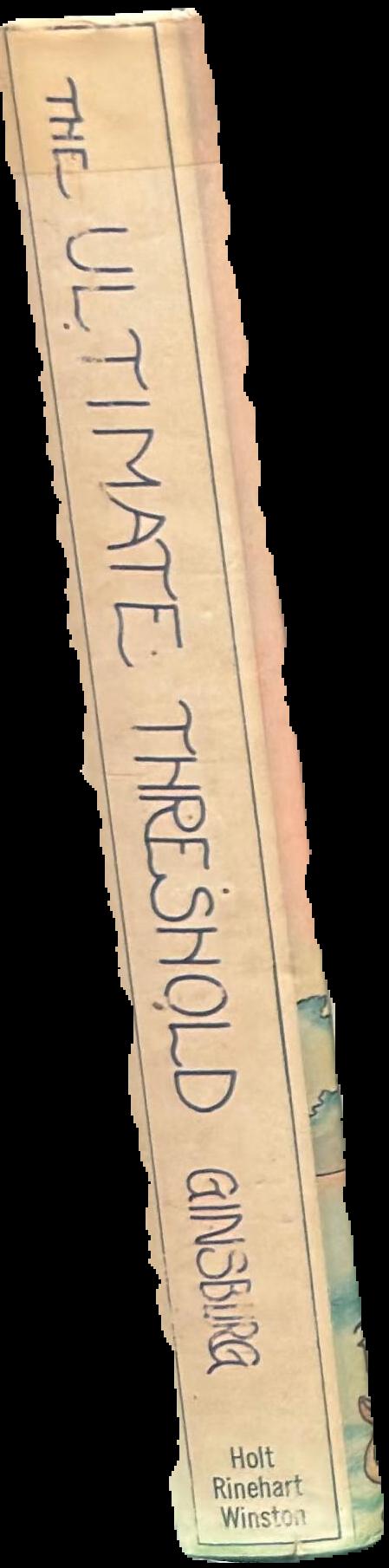 The ultimate threshold : a collection of the finest in Soviet science fiction / Mirra Ginsburg live spine