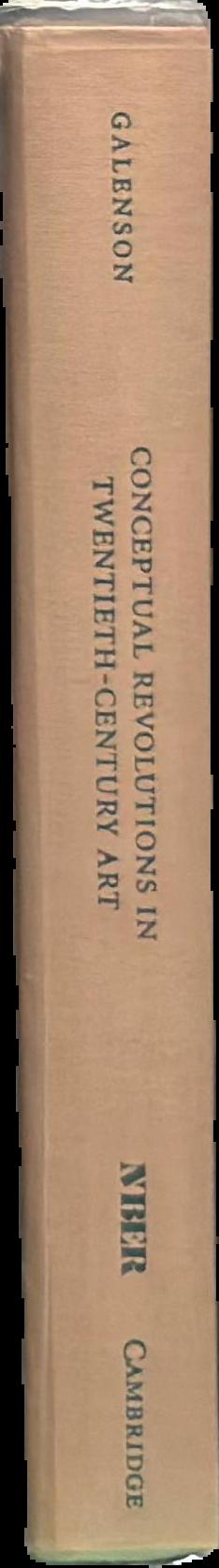 Conceptual revolutions in twentieth-century art live spine