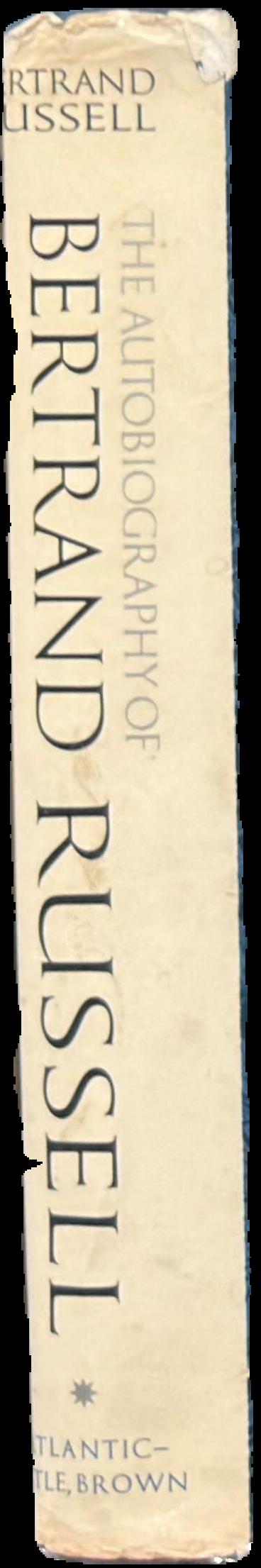 The autobiography of Bertrand Russell : 1872-1914 live spine