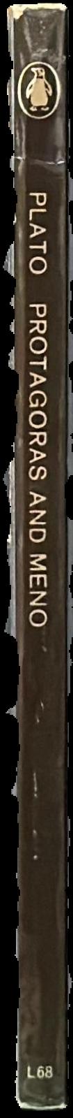 Protagoras and Meno / Plato ; translated with an introduction by W. K. C. Guthrie live spine