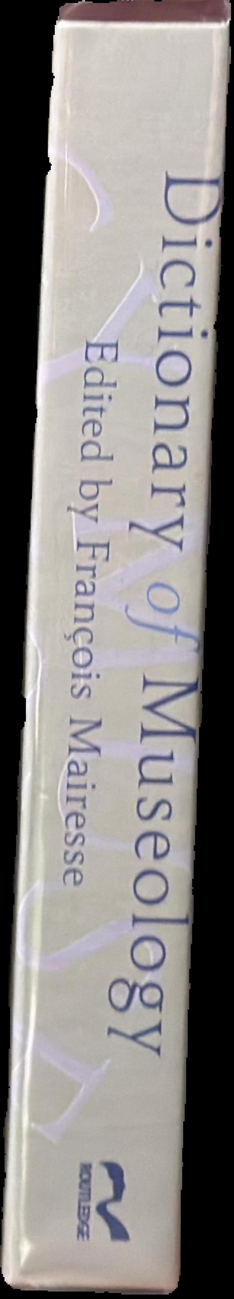 Dictionary of museology live spine