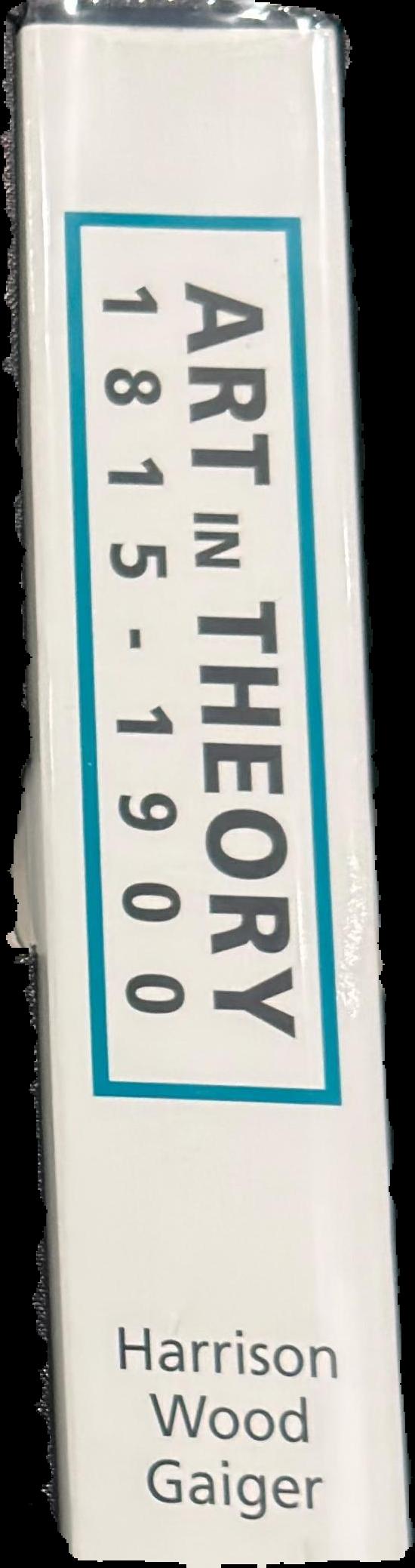 Art in theory, 1900-2000 : an anthology of changing ideas live spine