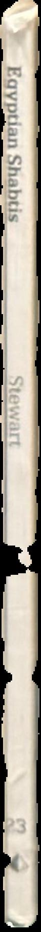 Egyptian shabtis live spine