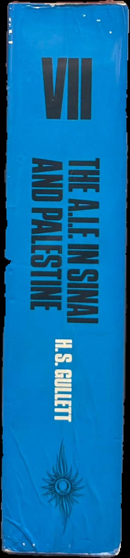 The A. I. F. in Sinai and Palestine live spine