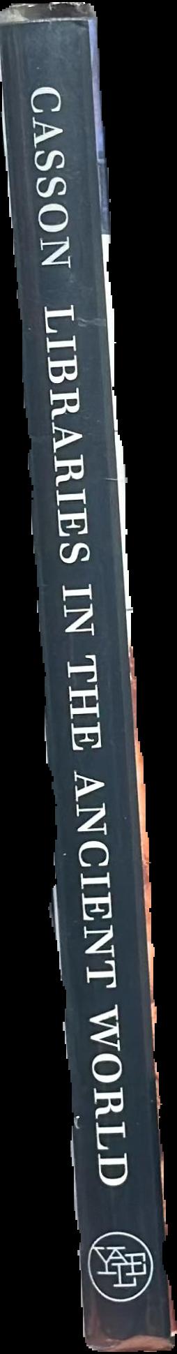 Libraries in the ancient world live spine