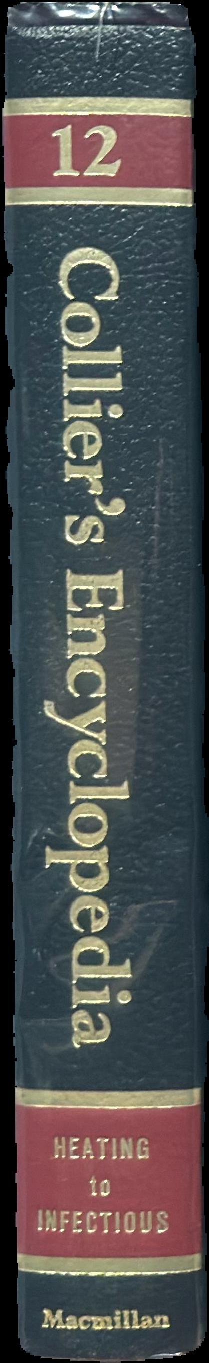 Collier's encyclopedia with bibliography and index live spine