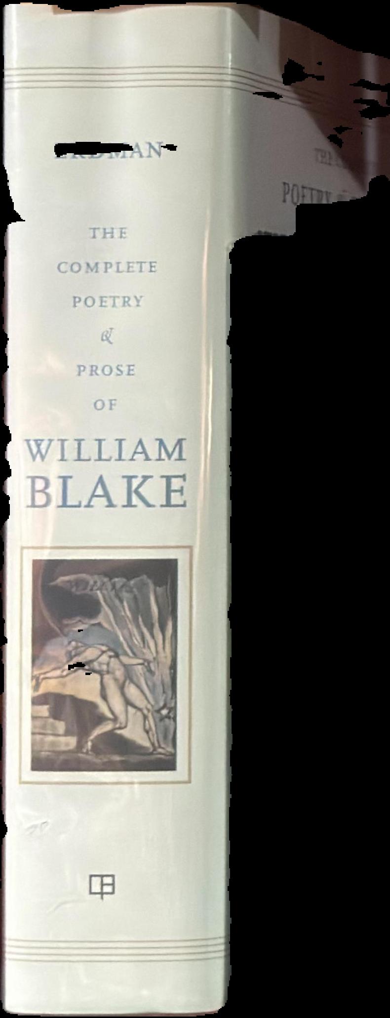 The complete poetry and prose of William Blake live spine