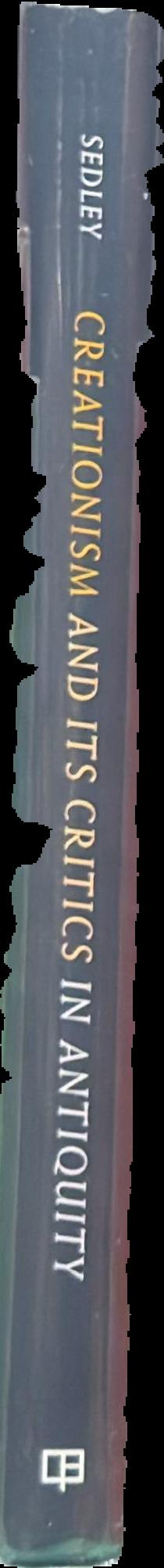 Creationism and its critics in antiquity live spine