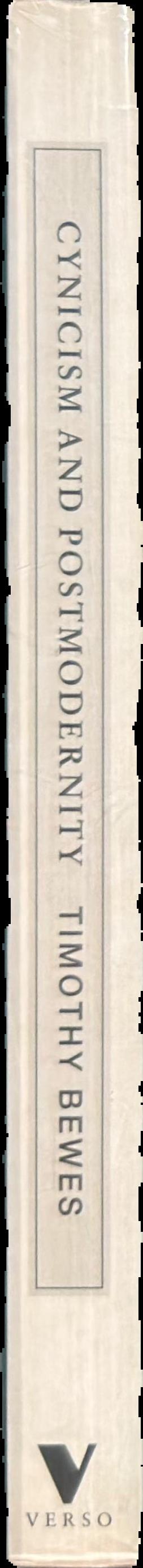 Cynicism and postmodernity live spine