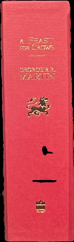 A feast for crows : book four of a song of ice and fire live spine