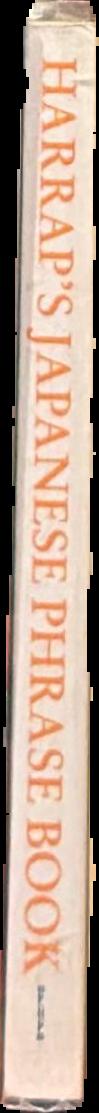Harrap's Japanese phrase book live spine