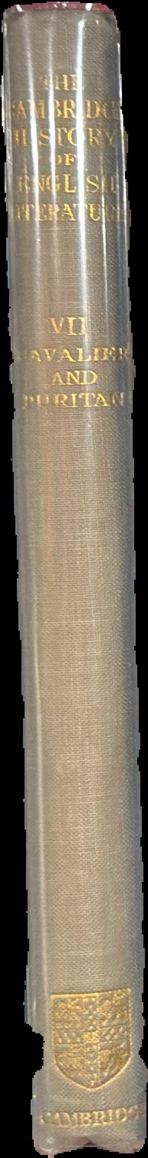 The Cambridge history of English literature : volume VIII : the age of Dryden live spine