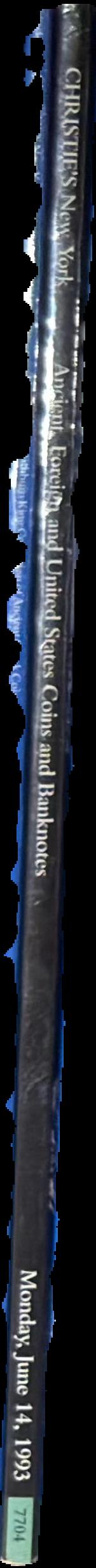 Auction XXXII : an offering of ancient Greek, Roman, and Judaean coins : Thursday, June 10, 1993 / Numismatic Fine Arts live spine