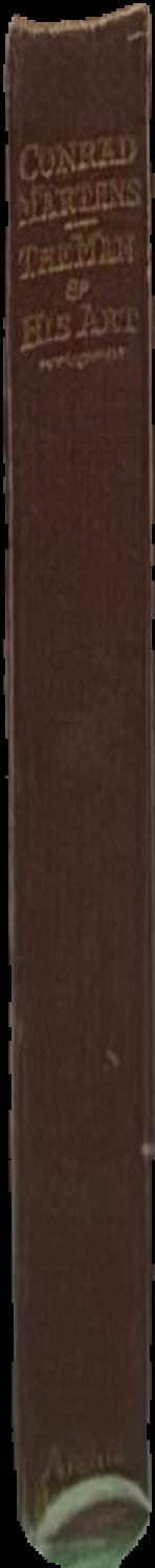 Conrad Martens : life and art live spine