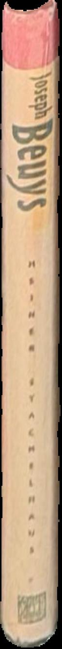 Joseph Beuys / Heiner Stachelhaus ; translated by David Britt live spine