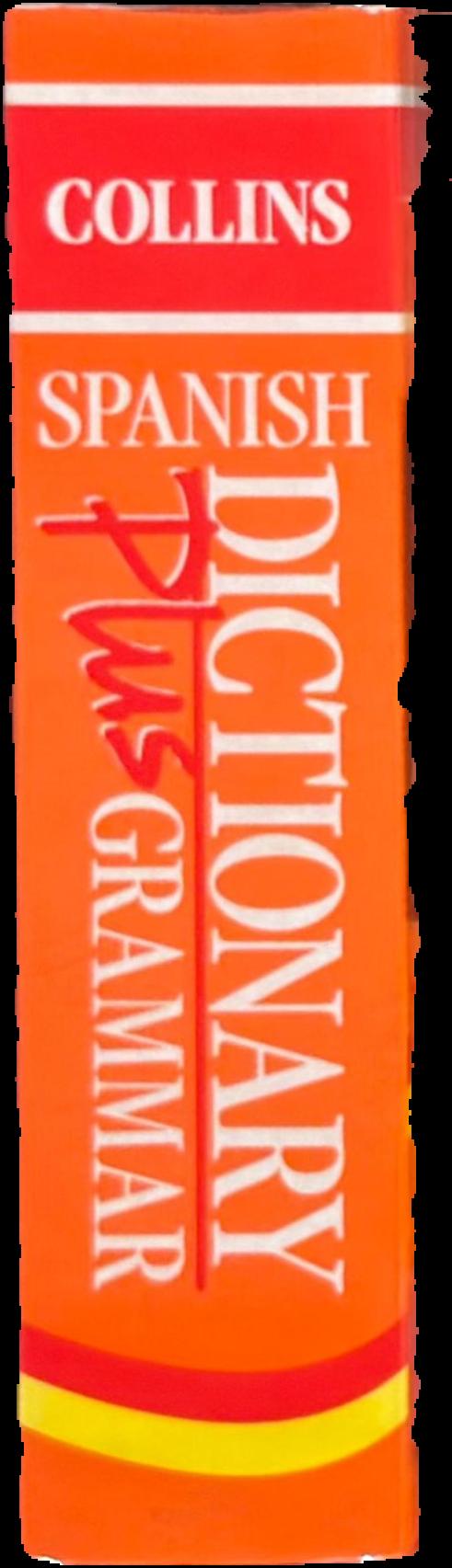 Spanish dictionary plus grammar live spine