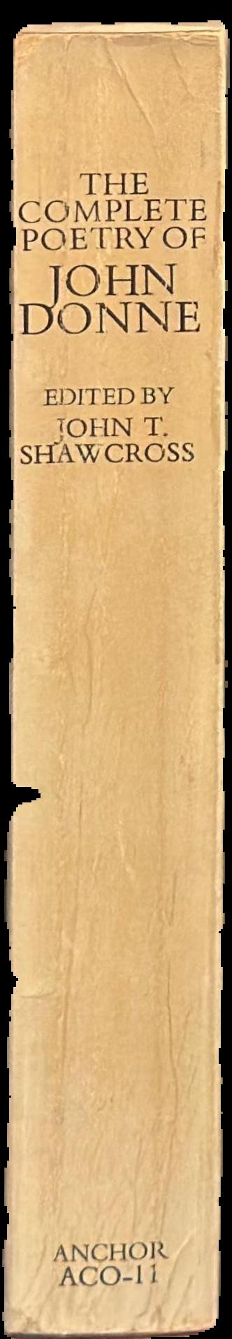 The complete poetry of John Donne live spine