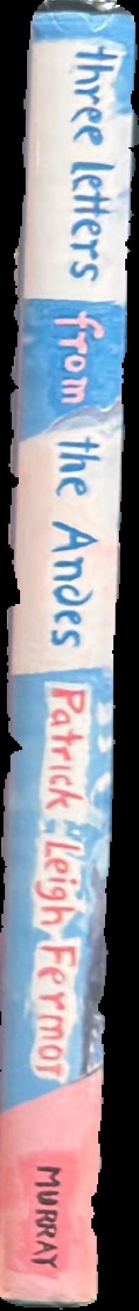 Three letters from the Andes live spine