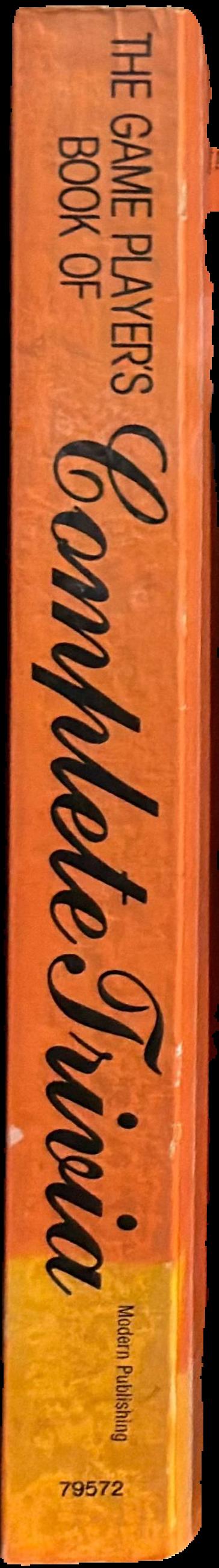 The game player's book of complete trivia live spine
