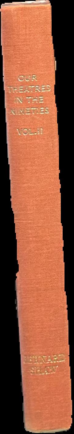 Our theatres in the nineties :  volume II live spine