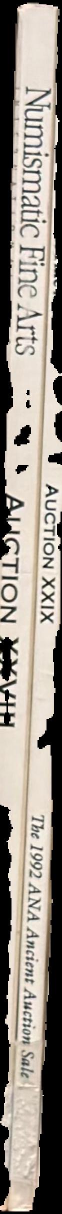 Auction XXIX : the 1992 ANA ancient auction sale, an offering of ancient Greek & Roman coins, August 13, 1992 / Numismatic Fine Arts live spine