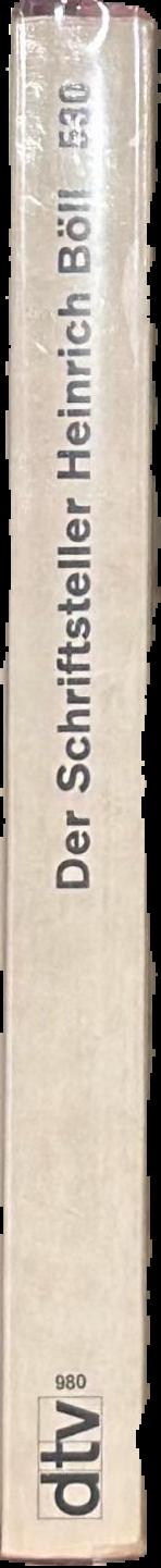 Der Schriftsteller Heinrich Böll : Ein biographisch-bibliographischer Abriss live spine