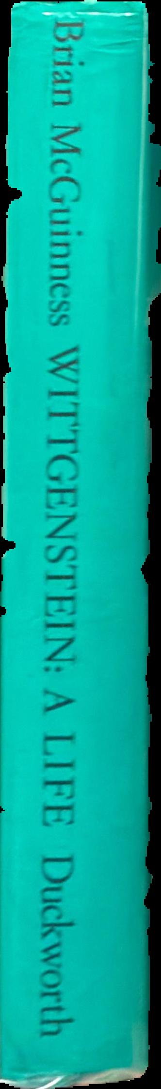 Wittgenstein : a life : young Ludwig 1889-1921 / Brian McGuinness live spine