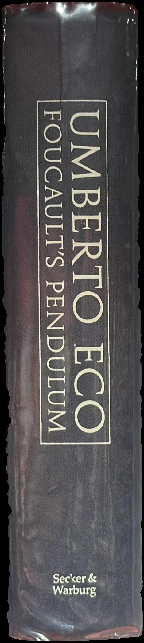 Foucault's pendulum live spine