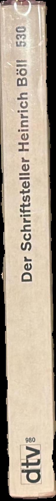 Der Schriftsteller Heinrich Böll : Ein biographisch-bibliographischer Abriss live spine