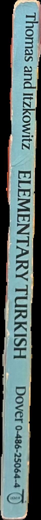 Elementary Turkish live spine