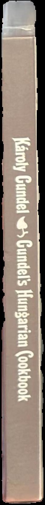 Gundel's Hungarian cookbook live spine
