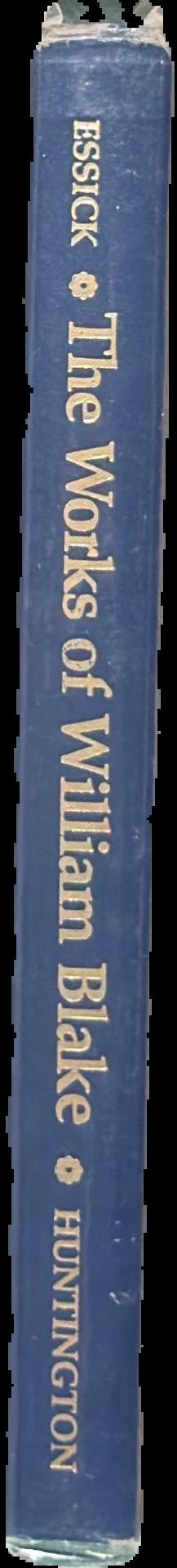 The works of William Blake in the Huntington collections : a complete catalogue live spine