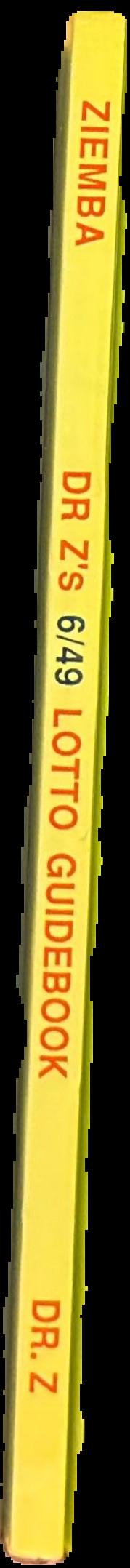 Dr Z's 6/49 lotto guidebook live spine