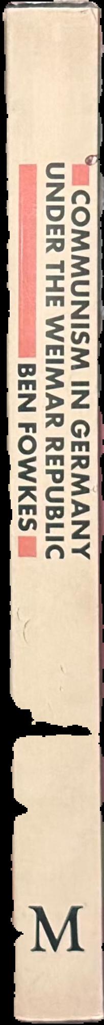Communism in Germany under the Weimar Republic live spine